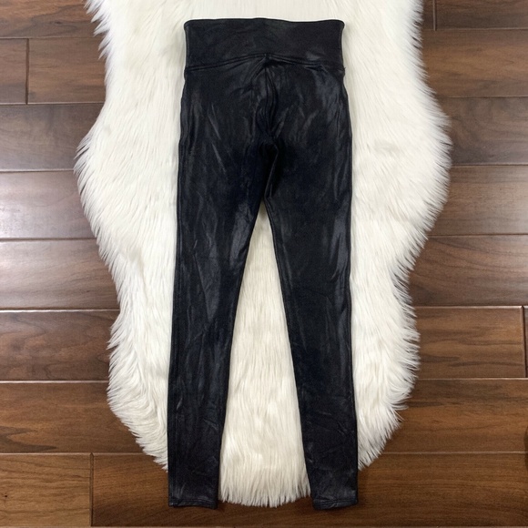Spanx Petite Small Black Faux Leather Legging - Picture 7 of 11